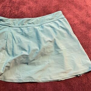 Women's Light Blue Swim Skort Size Large